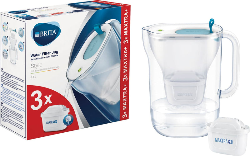 Se BRITA Brita Style Led4w Incl 3 Mxpro JUG Blue - Karafler & Kander ❤ Stort online udvalg i BRITA ❤ Meget billig fragt og hurtig levering: 1 - 2 hverdage - Varenummer: MGS-S13144299 og barcode / Ean: 4006387124250 på lager - Udsalg på Bolig - Borddækning - Karafler & kander Spar op til 67% - Over 1312 kendte brands på udsalg