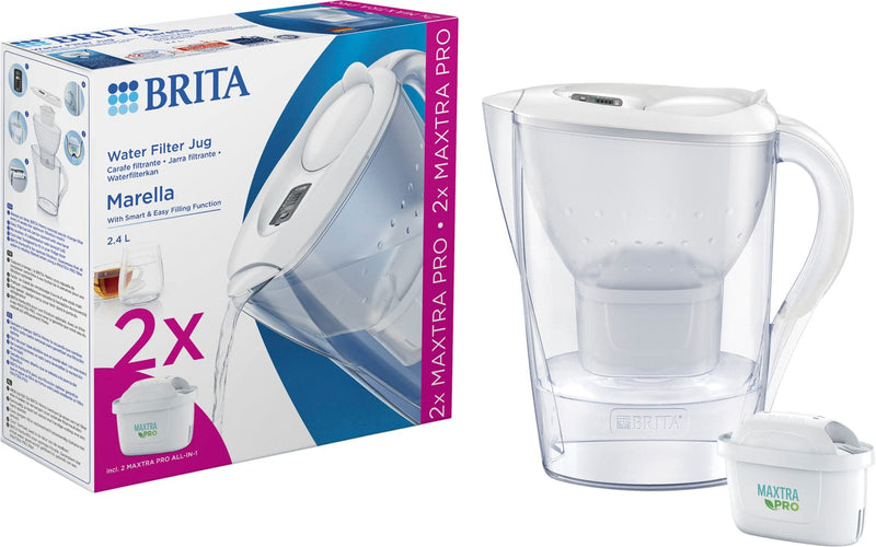 Se BRITA Brita Marella Me4w Incl 2 Mxpro JUG Blue - Karafler & Kander ❤ Stort online udvalg i BRITA ❤ Meget billig fragt og hurtig levering: 1 - 2 hverdage - Varenummer: MGS-S13144296 og barcode / Ean: 4006387124335 på lager - Udsalg på Bolig - Borddækning - Karafler & kander Spar op til 66% - Over 1312 kendte brands på udsalg