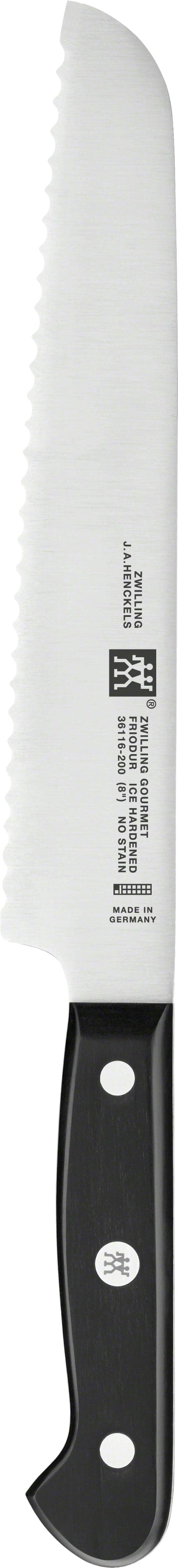 Se Zwilling Gourmet Brødkniv 20 cm Str 20 cm - Brødknive ❤ Stort online udvalg i Zwilling ❤ Meget billig fragt og hurtig levering: 1 - 2 hverdage - Varenummer: MGS-S00299946 og barcode / Ean: 4009839379734 på lager - Udsalg på Bolig - Køkkenudstyr - Køkkenknive & sakse - Brødknive Spar op til 66% - Over 1150 kendte brands på udsalg