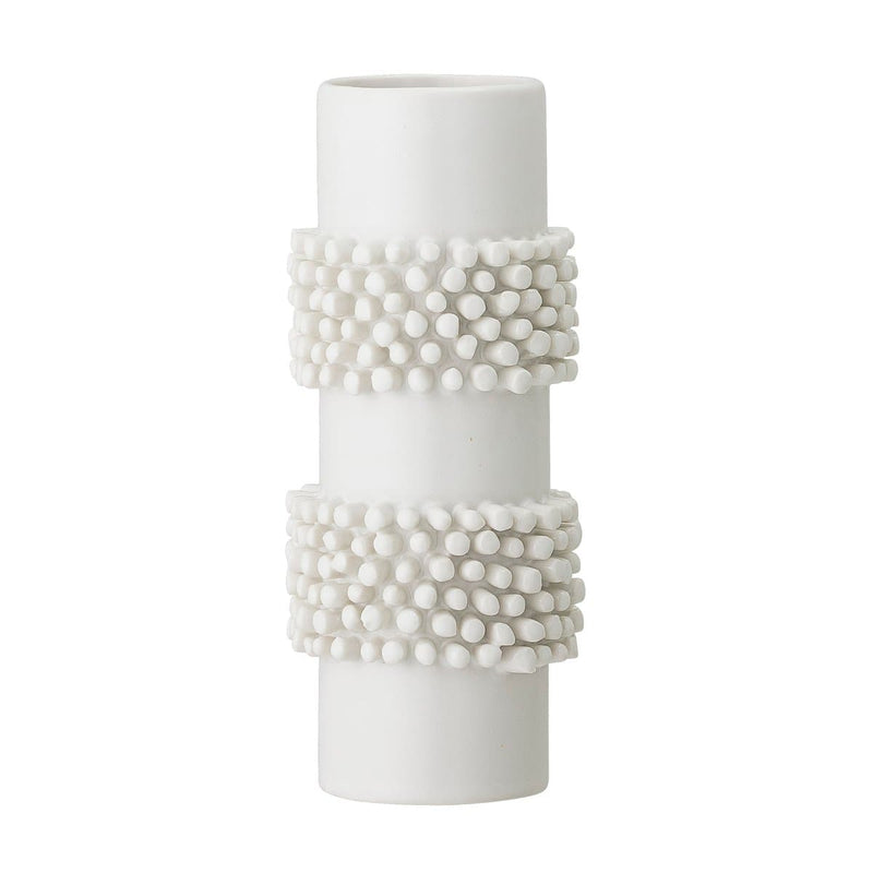 Se Bloomingville Bloomingville vase 20,5 cm Hvid ✔ Kæmpe udvalg i Bloomingville ✔ Hurtig levering: 1 - 2 Hverdage samt billig fragt - Varenummer: KTT-42493-01 og barcode / Ean: &