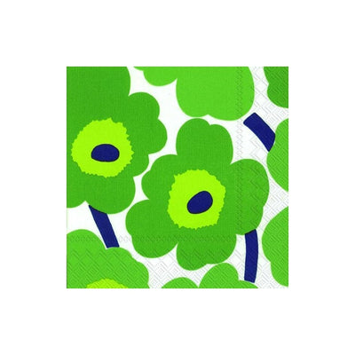 Se Marimekko Unikko servietter 33x33 cm 20-pak Grøn ✔ Kæmpe udvalg i Marimekko ✔ Hurtig levering: 1 - 2 Hverdage samt billig fragt - Varenummer: KTT-43230-05 og barcode / Ean: '686423582516 på lager - Udsalg på Servering - Serveringstilbehør - Servietter Spar op til 58% - Over 1150 kendte brands på udsalg