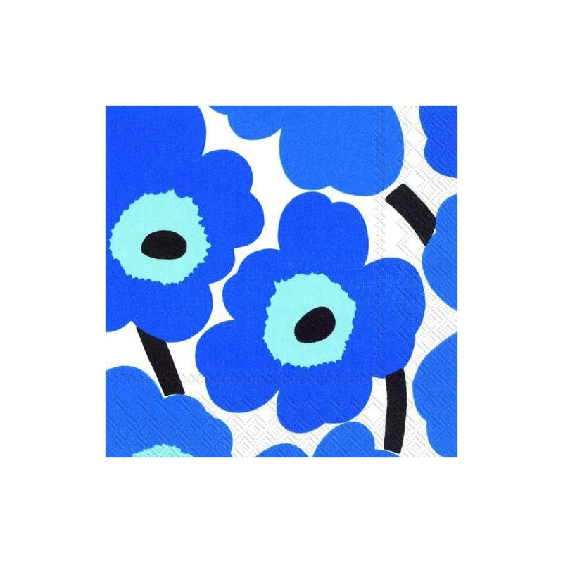 Se Marimekko Unikko servietter 33x33 cm 20-pak Blå ✔ Kæmpe udvalg i Marimekko ✔ Hurtig levering: 1 - 2 Hverdage samt billig fragt - Varenummer: KTT-43230-07 og barcode / Ean: &