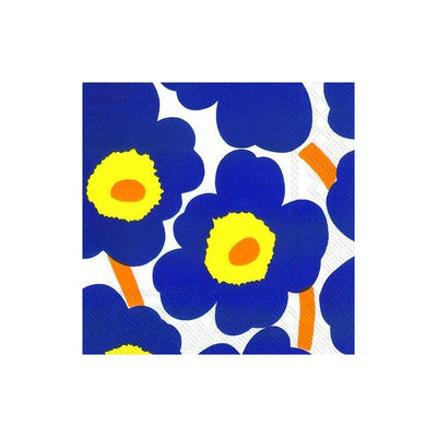 Se Marimekko Unikko servietter 33x33 cm 20-pak Blå/Gul ❤ Kæmpe udvalg i Marimekko ❤ Hurtig levering: 1 - 2 Hverdage samt billig fragt - Varenummer: NDN-43230-09 og barcode / Ean: '686423615306 på lager - Udsalg på Home & Garden - Household Supplies - Household Paper Products - Paper Napkins Spar op til 51% - Over 1122 kendte brands på udsalg