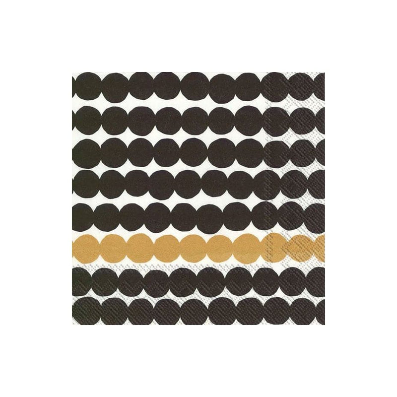 Se Marimekko Räsymatto servietter 33x33 cm 20-pak Sort/Guld ✔ Kæmpe udvalg i Marimekko ✔ Hurtig levering: 1 - 2 Hverdage samt billig fragt - Varenummer: KTT-43233-01 og barcode / Ean: &