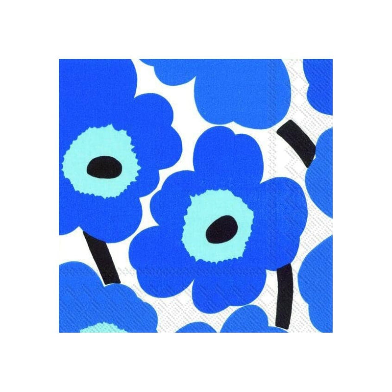 Se Marimekko Unikko servietter 40x40 cm 20-pak Blå ✔ Kæmpe udvalg i Marimekko ✔ Hurtig levering: 1 - 2 Hverdage samt billig fragt - Varenummer: KTT-43238-01 og barcode / Ean: &