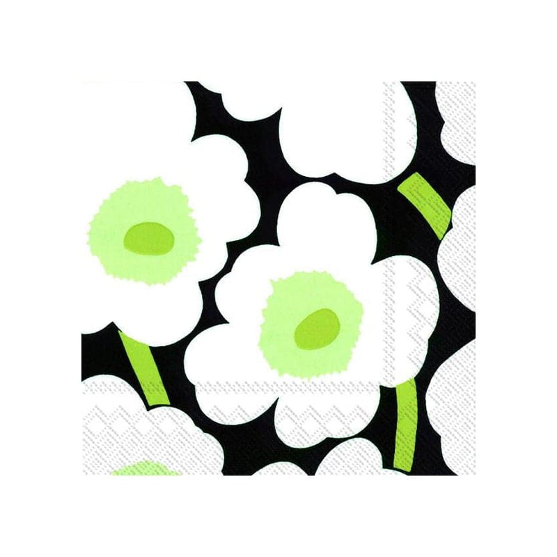 Se Marimekko Unikko servietter 40x40 cm 20-pak Sort ✔ Kæmpe udvalg i Marimekko ✔ Hurtig levering: 1 - 2 Hverdage samt billig fragt - Varenummer: KTT-43238-02 og barcode / Ean: &