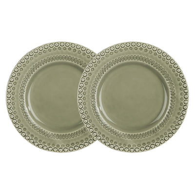Se PotteryJo Daisy tallerken Ø29 cm 2-pak Faded army (grøn) ❤ Kæmpe udvalg i PotteryJo ❤ Hurtig levering: 1 - 2 Hverdage samt billig fragt - Varenummer: NDN-43866-01 og barcode / Ean: '7340154205900 på lager - Udsalg på Home & Garden - Kitchen & Dining - Tableware - Dinnerware - Plates Spar op til 61% - Over 1160 kendte mærker på udsalg