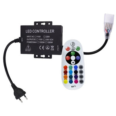 230V RGB controller - Inkl. endeprop, til 230V, memory funktion, 100 m.