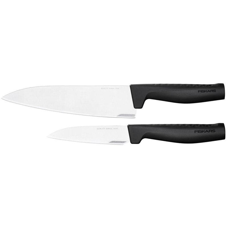 Se Fiskars Hard Edge knivsæt kokkekniv og grøntsagskniv 2 dele ❤ Kæmpe udvalg i Fiskars ❤ Hurtig levering: 1 - 2 Hverdage samt billig fragt - Varenummer: NDN-44294-01 og barcode / Ean: &