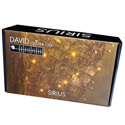 Se Sirius David lyskæde med 120 LED&#39;er på 1,5 meter + 8 meter forlængerledning - Lyskæder > Lyskæder udendørs - SIRIUS - Spotshop ✔ Kæmpe udvalg i  SIRIUS ✔ Hurtig levering: 1 - 2 Hverdage samt billig fragt - Varenummer: SPSH-SIR46660 og barcode / Ean: '5707310466605 på lager - Udsalg på Lyskæder > Lyskæder udendørs Spar op til 53% - Over 1312 kendte brands på udsalg