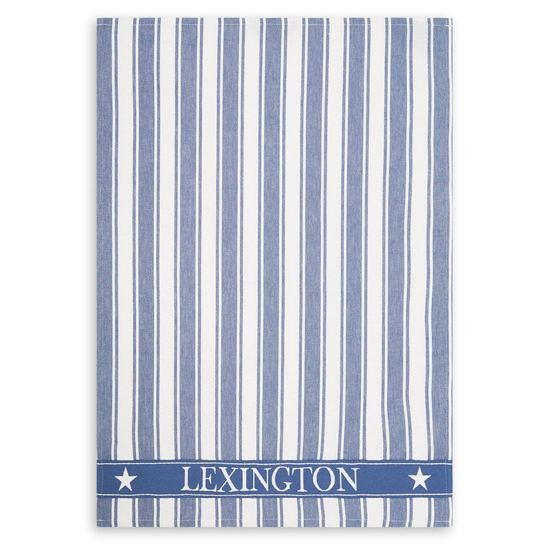 Se Lexington Icons Waffle Striped viskestykke 50x70 cm Blue/White ✔ Kæmpe udvalg i Lexington ✔ Hurtig levering: 1 - 2 Hverdage samt billig fragt - Varenummer: KTT-46804-02 og barcode / Ean: &