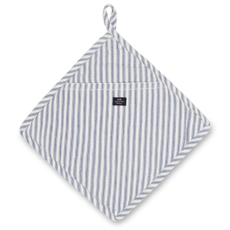 Se Lexington Icons Herringbone Striped grydelap Blue/White ❤ Kæmpe udvalg i Lexington ❤ Hurtig levering: 1 - 2 Hverdage samt billig fragt - Varenummer: NDN-46809-02 og barcode / Ean: &