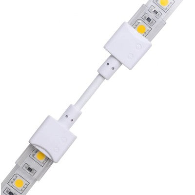 Vandtæt samler med ledning til LED strip - 10mm, enkeltfarvet, IP68, 5V-24V