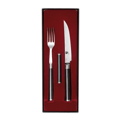Se KAI Kai Shun Classic kniv & gaffel sæt Krom/Sort ❤ Kæmpe udvalg i KAI ❤ Hurtig levering: 1 - 2 Hverdage samt billig fragt - Varenummer: NDN-502400-01 og barcode / Ean: '4901601351996 på lager - Udsalg på Home & Garden - Kitchen & Dining - Tableware - Flatware - Table Knives Spar op til 55% - Over 1300 kendte brands på udsalg