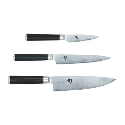 Se KAI Kai Shun Classic knivsæt 3 dele Krom/Sort ❤ Kæmpe udvalg i KAI ❤ Hurtig levering: 1 - 2 Hverdage samt billig fragt - Varenummer: NDN-502404-01 og barcode / Ean: '4901601589597 på lager - Udsalg på Home & Garden - Kitchen & Dining - Kitchen Tools & Utensils - Kitchen Knives Spar op til 51% - Over 1300 kendte brands på udsalg