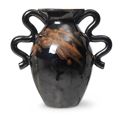 Se ferm LIVING Verso vase 27 cm Black/Brown ❤ Kæmpe udvalg i ferm LIVING ❤ Hurtig levering: 1 - 2 Hverdage samt billig fragt - Varenummer: NDN-505251-01 og barcode / Ean: '5704723276500 på lager - Udsalg på Home & Garden - Decor - Vases Spar op til 63% - Over 1334 design brands på udsalg