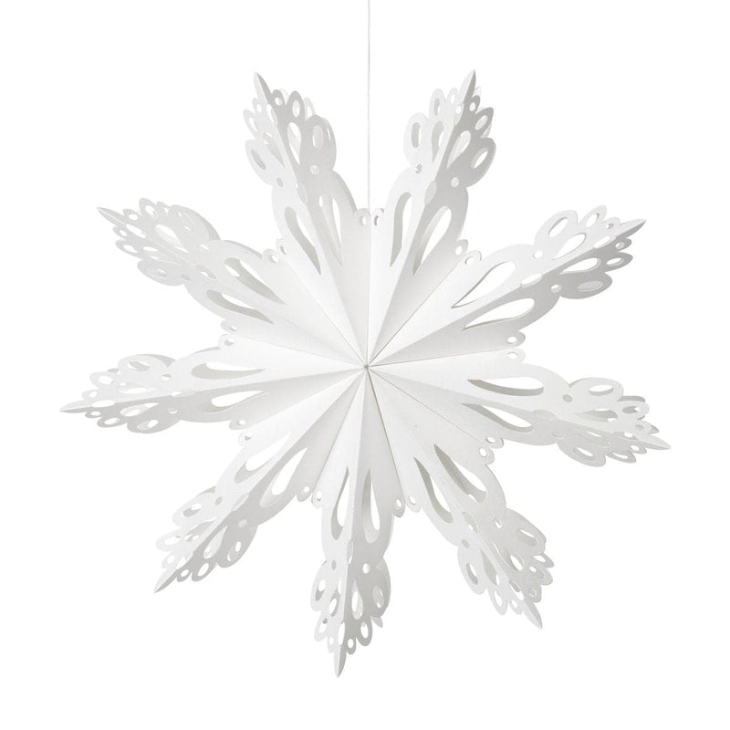 Se Broste Copenhagen Snowflake juledekoration White Ø30 cm ❤ Kæmpe udvalg i Broste Copenhagen ❤ Hurtig levering: 1 - 2 Hverdage samt billig fragt - Varenummer: NDN-505593-01 og barcode / Ean: &