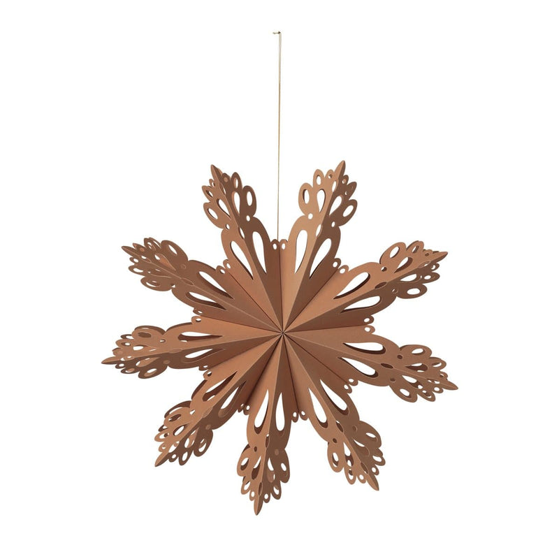 Se Broste Copenhagen Snowflake juledekoration Indian tan Ø30 cm ❤ Kæmpe udvalg i Broste Copenhagen ❤ Hurtig levering: 1 - 2 Hverdage samt billig fragt - Varenummer: NDN-505612-01 og barcode / Ean: &