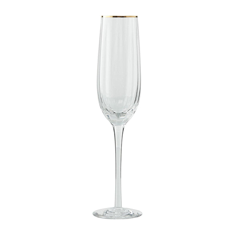 Se Lene Bjerre Claudine champagneglas 23,5 cl Clear/Light gold ✔ Kæmpe udvalg i Lene Bjerre ✔ Hurtig levering: 1 - 2 Hverdage samt billig fragt - Varenummer: KTT-506447-01 og barcode / Ean: &