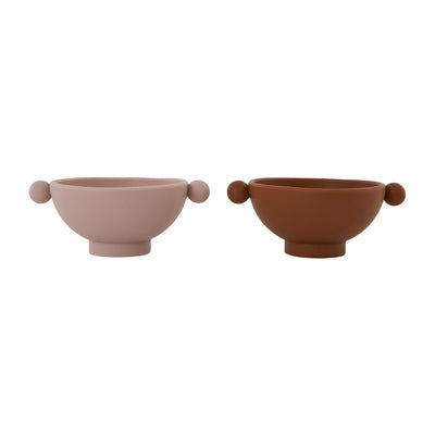 Se OYOY Tiny Inka skål Ø11 cm 2-pak Caramel/Rose ❤ Kæmpe udvalg i OYOY ❤ Hurtig levering: 1 - 2 Hverdage samt billig fragt - Varenummer: NDN-506676-01 og barcode / Ean: '5712195026141 på lager - Udsalg på Home & Garden - Kitchen & Dining - Tableware - Dinnerware - Bowls Spar op til 66% - Over 1354 design mærker på udsalg