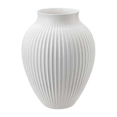 Se Knabstrup Keramik Knabstrup vase rillet 35 cm Hvid ❤ Kæmpe udvalg i Knabstrup Keramik ❤ Hurtig levering: 1 - 2 Hverdage samt billig fragt - Varenummer: NDN-506885-01 og barcode / Ean: '5713959012516 på lager - Udsalg på Home & Garden - Decor - Vases Spar op til 56% - Over 1354 kendte mærker på udsalg