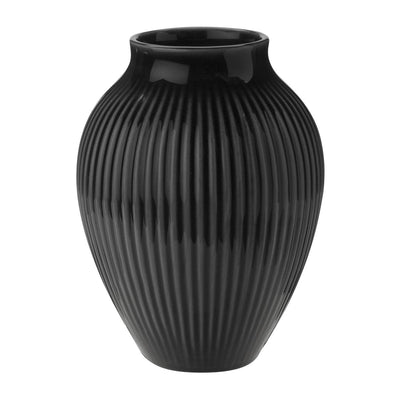 Se Knabstrup Keramik Knabstrup vase riflet 12,5 cm Sort ❤ Kæmpe udvalg i Knabstrup Keramik ❤ Hurtig levering: 1 - 2 Hverdage samt billig fragt - Varenummer: NDN-506891-01 og barcode / Ean: '5713959012110 på lager - Udsalg på Home & Garden - Decor - Vases Spar op til 52% - Over 1354 kendte mærker på udsalg