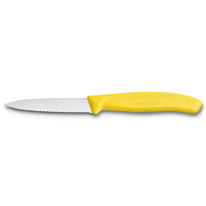 Se Victorinox Swiss Classic grøntsagskniv/universalkniv tandet 8 cm Gul ✔ Kæmpe udvalg i Victorinox ✔ Hurtig levering: 1 - 2 Hverdage samt billig fragt - Varenummer: KTT-508944-01 og barcode / Ean: &