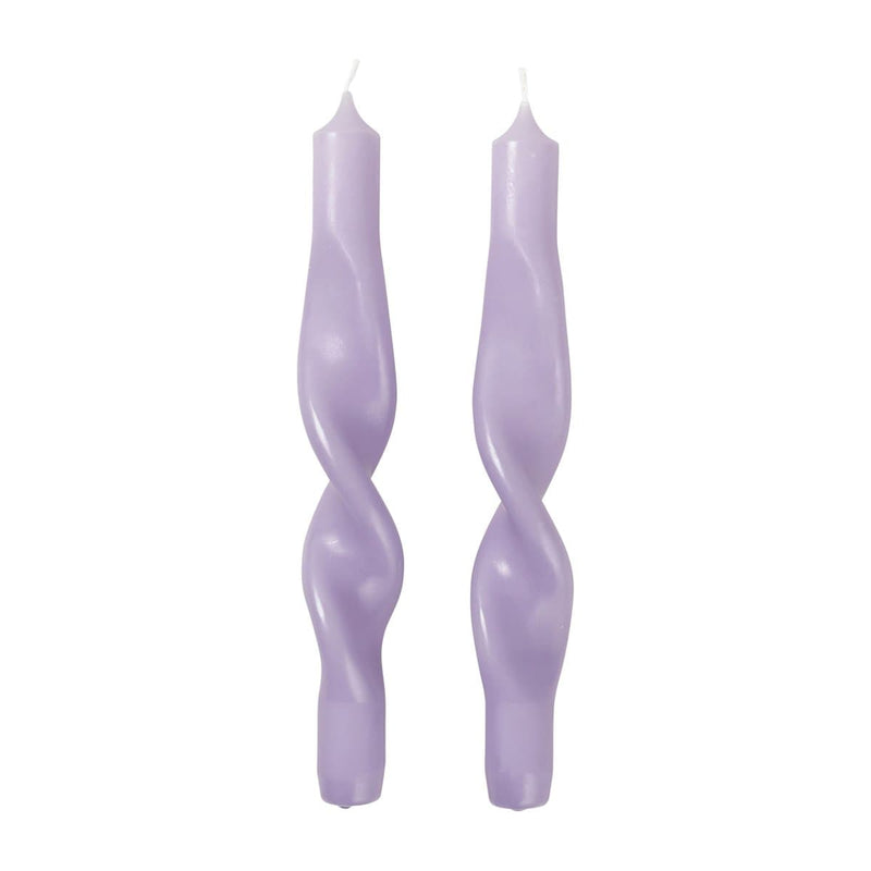 Se Broste Copenhagen Twist twisted candles snoede lys 23 cm 2-pak Orchid light purple ❤ Kæmpe udvalg i Broste Copenhagen ❤ Hurtig levering: 1 - 2 Hverdage samt billig fragt - Varenummer: NDN-508990-01 og barcode / Ean: &