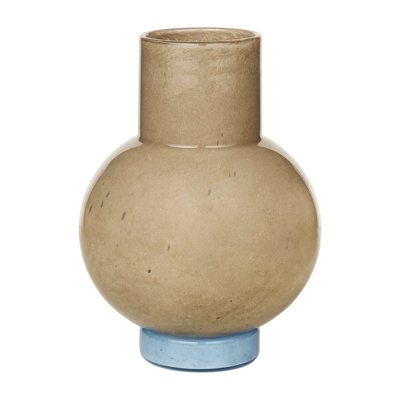 Se Broste Copenhagen Mari vase 27 cm Taupe/Seranity light blue ❤ Kæmpe udvalg i Broste Copenhagen ❤ Hurtig levering: 1 - 2 Hverdage samt billig fragt - Varenummer: NDN-508991-01 og barcode / Ean: &