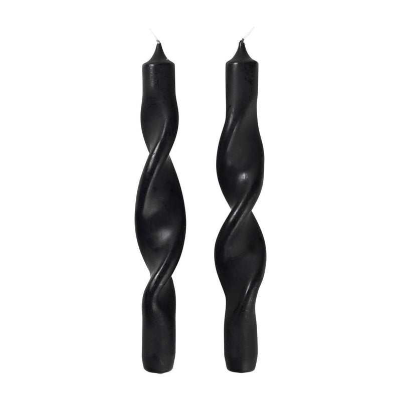 Se Broste Copenhagen Twist twisted candles snoede lys 23 cm 2-pak Simply black ❤ Kæmpe udvalg i Broste Copenhagen ❤ Hurtig levering: 1 - 2 Hverdage samt billig fragt - Varenummer: NDN-508998-01 og barcode / Ean: &