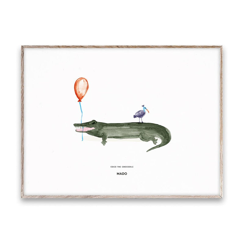 Se Paper Collective Coco the Crocodile plakat 30x40 cm ❤ Kæmpe udvalg i Paper Collective ❤ Hurtig levering: 1 - 2 Hverdage samt billig fragt - Varenummer: NDN-509214-01 og barcode / Ean: &