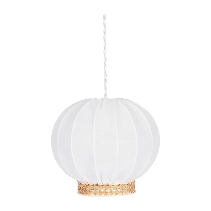 Se Globen Lighting Yokohama pendel Ø30 cm Hvid/Natur ❤ Kæmpe udvalg i Globen Lighting ❤ Hurtig levering: 1 - 2 Hverdage samt billig fragt - Varenummer: NDN-509595-01 og barcode / Ean: &