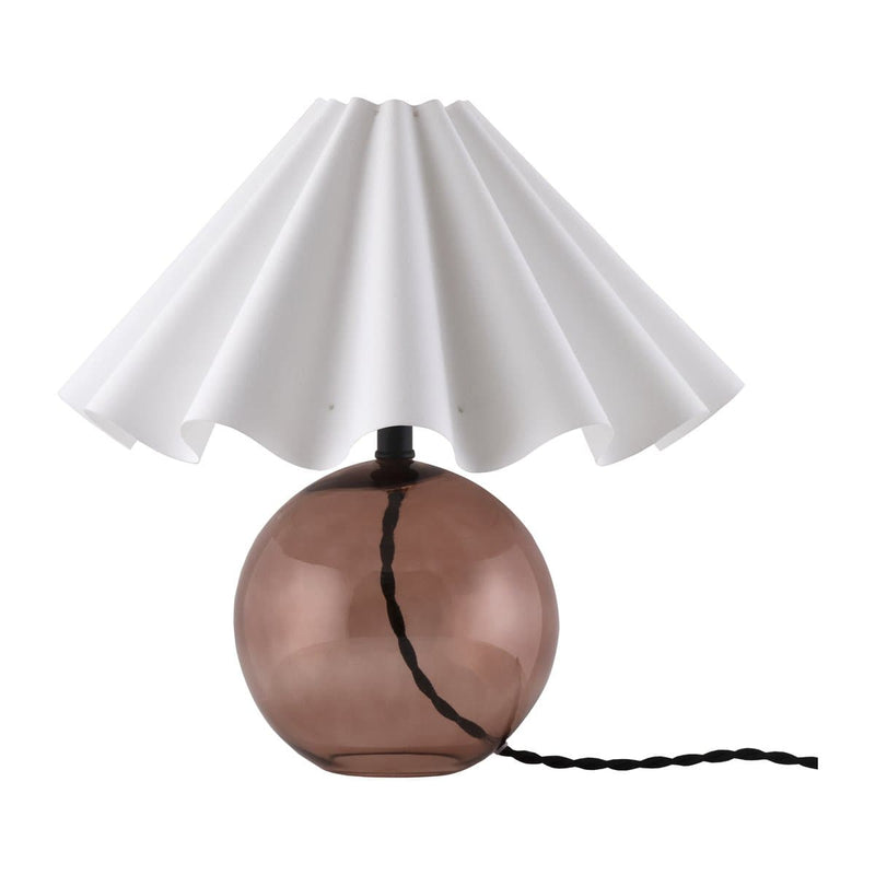 Se Globen Lighting Judith bordlampe Ø30 cm Brun/Hvid ❤ Kæmpe udvalg i Globen Lighting ❤ Hurtig levering: 1 - 2 Hverdage samt billig fragt - Varenummer: NDN-509609-01 og barcode / Ean: &