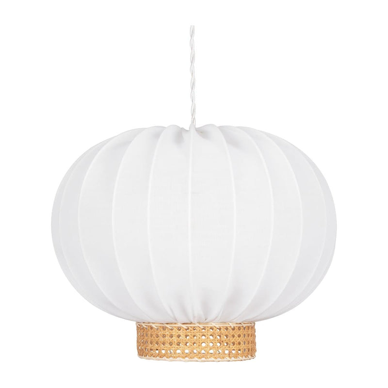 Se Globen Lighting Yokohama pendel Ø50 cm Hvid/Natur ❤ Kæmpe udvalg i Globen Lighting ❤ Hurtig levering: 1 - 2 Hverdage samt billig fragt - Varenummer: NDN-509610-01 og barcode / Ean: &