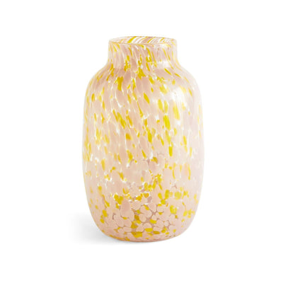 Se HAY Splash Round vase L 30 cm Light pink/Yellow ❤ Kæmpe udvalg i HAY ❤ Hurtig levering: 1 - 2 Hverdage samt billig fragt - Varenummer: NDN-511216-01 og barcode / Ean: '5710441295969 på lager - Udsalg på Home & Garden - Decor - Vases Spar op til 54% - Over 785 kendte brands på udsalg