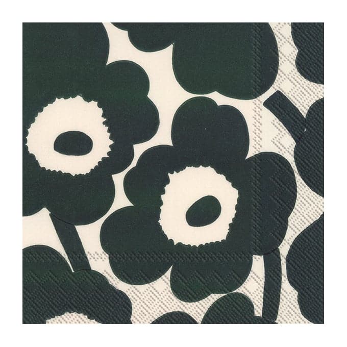 Se Marimekko Unikko servietter 33x33 cm 20-pak Cream green ✔ Kæmpe udvalg i Marimekko ✔ Hurtig levering: 1 - 2 Hverdage samt billig fragt - Varenummer: KTT-511261-01 og barcode / Ean: &