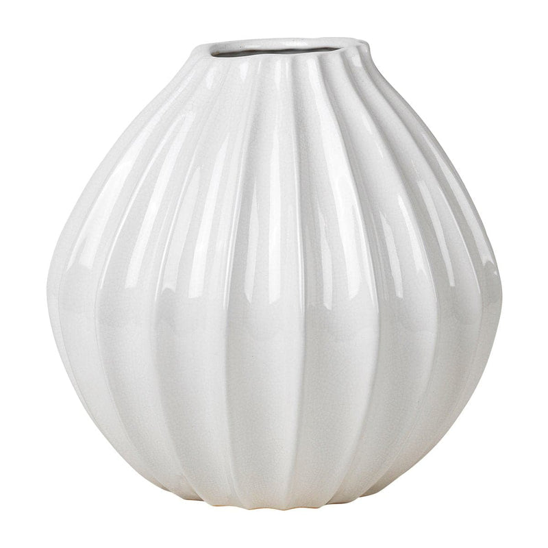 Se Broste Copenhagen Wide vase ivory 30 cm ❤ Kæmpe udvalg i Broste Copenhagen ❤ Hurtig levering: 1 - 2 Hverdage samt billig fragt - Varenummer: NDN-512154-01 og barcode / Ean: &