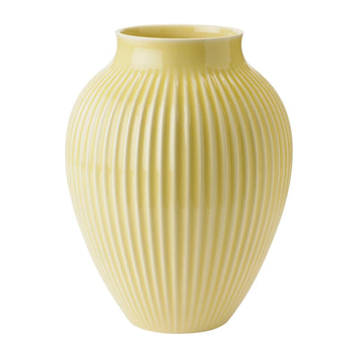 Se Knabstrup Keramik Knabstrup vase riflet 27 cm Gul ❤ Kæmpe udvalg i Knabstrup Keramik ❤ Hurtig levering: 1 - 2 Hverdage samt billig fragt - Varenummer: NDN-513517-01 og barcode / Ean: '5713959012912 på lager - Udsalg på Home & Garden - Decor - Vases Spar op til 58% - Over 1334 design mærker på udsalg