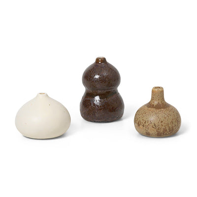 Se ferm LIVING Komo vase mini sæt med 3 Brown/White ❤ Kæmpe udvalg i ferm LIVING ❤ Hurtig levering: 1 - 2 Hverdage samt billig fragt - Varenummer: NDN-514475-01 og barcode / Ean: '5704723283317 på lager - Udsalg på Home & Garden - Decor - Vases Spar op til 66% - Over 1354 design brands på udsalg