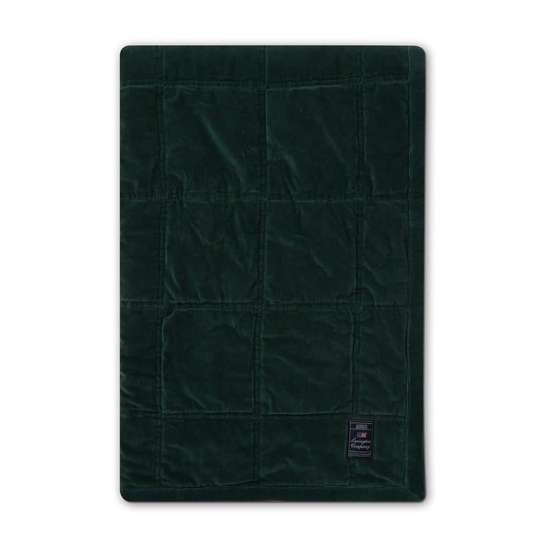 Se Lexington Cotton Velvet quilted sengetæppe 160x240 cm Green ❤ Kæmpe udvalg i Lexington ❤ Hurtig levering: 1 - 2 Hverdage samt billig fragt - Varenummer: NDN-516226-01 og barcode / Ean: &