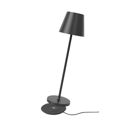 Calida Opladelig bordlampe - udendørs, 2700K, RA97, dæmpbar, sort