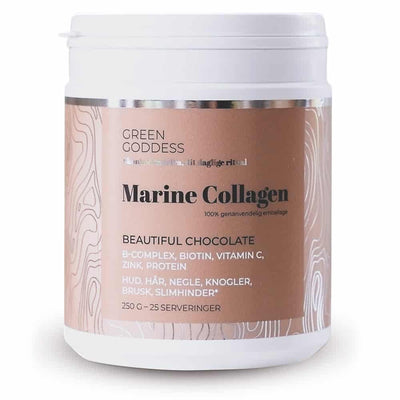 Se Green Goddess Marine Collagen Chokolade 250g ❤ Kæmpe udvalg i KopK ❤ Hurtig levering: 1 - 2 Hverdage samt billig fragt - Varenummer: HG-53919 og barcode / Ean: '5745000770014 på lager - Udsalg på Sundhed > Collagen > Spar op til 63% - Over 1334 design mærker på udsalg