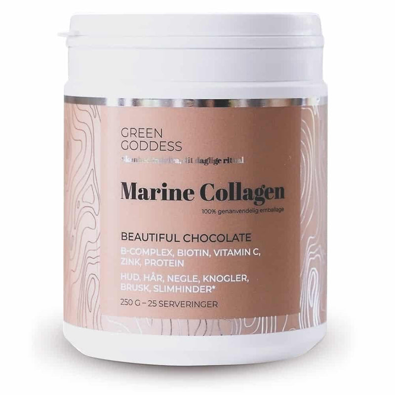 Se Green Goddess Marine Collagen Chokolade 250g ❤ Kæmpe udvalg i KopK ❤ Hurtig levering: 1 - 2 Hverdage samt billig fragt - Varenummer: HG-53919 og barcode / Ean: &