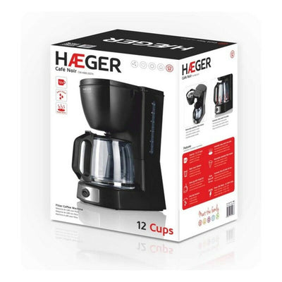 Kaffemaskine Haeger CM-68B.007A Sort 680 W 680 W