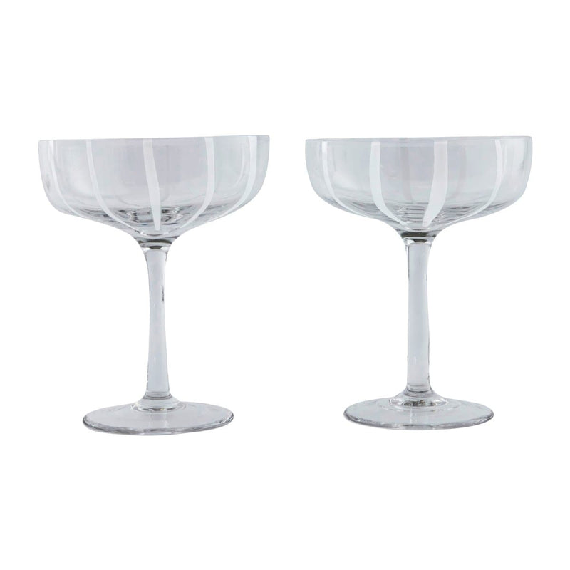 Se OYOY Mizu coupe champagneglas 2-pak Clear ✔ Kæmpe udvalg i OYOY ✔ Hurtig levering: 1 - 2 Hverdage samt billig fragt - Varenummer: KTT-566521-01 og barcode / Ean: &