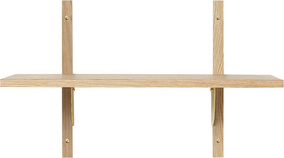 Se ferm LIVING Sector Shelf S/N Oak - Brass Str FURNITURE - Hylder Træ ❤ Stort online udvalg i ferm LIVING ❤ Meget billig fragt og hurtig levering: 1 - 2 hverdage - Varenummer: MGS-S00508307 og barcode / Ean: 5704723258513 på lager - Udsalg på Bolig - Møbler - Hylder & reoler - Hylder Spar op til 64% - Over 1354 design brands på udsalg