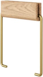 Se Moebe Toilet Roll Holder, Oak/brass 100% Str H 1,5 x W 12 x D 14 cm - Holder Til Toiletruller ❤ Stort online udvalg i Moebe ❤ Meget billig fragt og hurtig levering: 1 - 2 hverdage - Varenummer: MGS-S12528698 og barcode / Ean: 5713520017032 på lager - Udsalg på Bolig - Badeværelsestilbehør - Holder til toiletruller Spar op til 55% - Over 1334 design brands på udsalg