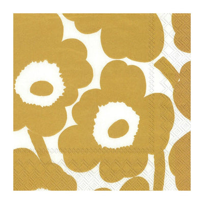 Se Marimekko Unikko servietter 40x40 cm 20-pak White/Gold ✔ Kæmpe udvalg i Marimekko ✔ Hurtig levering: 1 - 2 Hverdage samt billig fragt - Varenummer: KTT-575094-01 og barcode / Ean: '686423696169 på lager - Udsalg på Servering - Serveringstilbehør - Servietter Spar op til 66% - Over 1312 kendte brands på udsalg