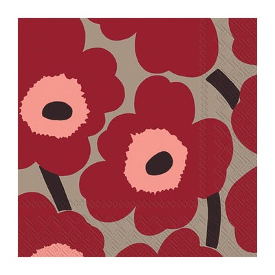 Se Marimekko Unikko servietter 33x33 cm 20-pak Red-linen ✔ Kæmpe udvalg i Marimekko ✔ Hurtig levering: 1 - 2 Hverdage samt billig fragt - Varenummer: KTT-575098-01 og barcode / Ean: '686423722929 på lager - Udsalg på Servering - Serveringstilbehør - Servietter Spar op til 65% - Over 1312 kendte brands på udsalg