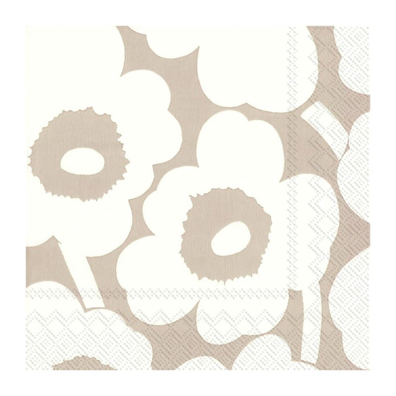 Se Marimekko Unikko servietter 33x33 cm 20-pak Linen/Cream ✔ Kæmpe udvalg i Marimekko ✔ Hurtig levering: 1 - 2 Hverdage samt billig fragt - Varenummer: KTT-575099-01 og barcode / Ean: &